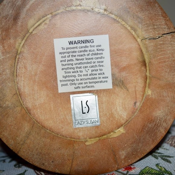 Elk Home Pillar Candle Holder 14 " Mango Wood Natural -$128 - Picture 3 of 3